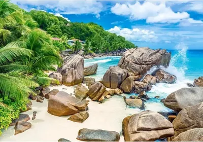 Immagine prodotto di CASTORLAND Puzzle La Digue, Seychellen 500 dks