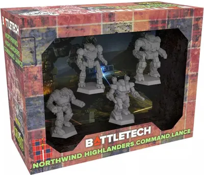 Zdjęcie produktu dla BattleTech Northwind Highlanders Command Lance - Gra figurkowa - Akcesoria - Edycja ENG