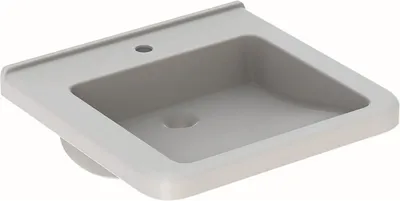 Produktbild von Geberit Geberit Waschtisch RENOVA COMFORT SQUARE 550x525mm o ÜL we KT