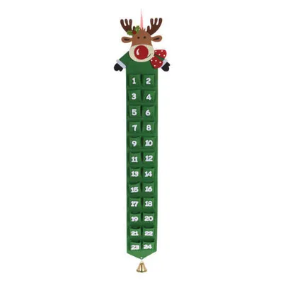 Produktbild von Filz-Adventskalender Grau Schneemann