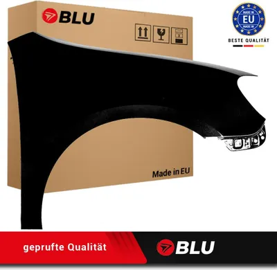 Image de BLU Aile Compatible avec VW Volkswagen Golf VI 6 berline L041 LO41 Droite Schwarz Schwarz | 2008-2016 | Avant | Peint| Prêt à Monter | Galvanisé