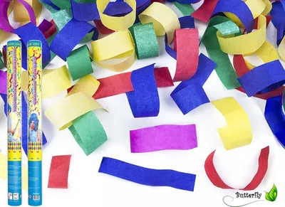 Immagine prodotto di 1 cannone per coriandoli da 60 cm, colore/motivi: colorato/misto