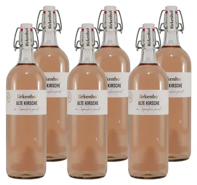 Produktbild von Birkenhof Alte Kirsche Obstbrand (6 x 1,0L)