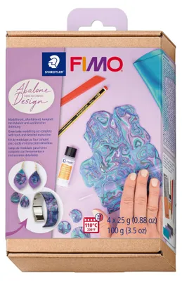 Produktbild von Staedtler FIMO 8025 HTC4, Modellierton, Gemischte Farben, Erwachsener, 4 Stück(e), 4 Farben, 25 g