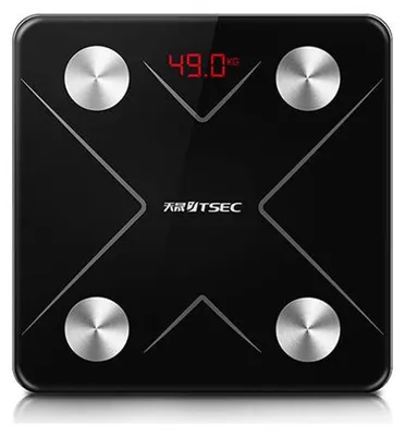 Obrázek produktu pro Verk 17089 Analytická osobní váha, USB, Bluetooth 180 kg černá
