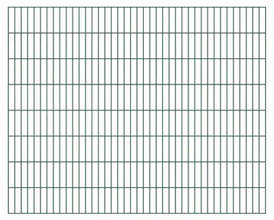 Immagine prodotto di Alberts 642860 Staccionata doppia, plastificata, verde, altezza 160 cm