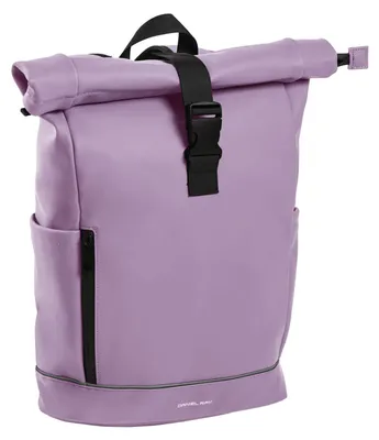 Produktbild von Daniel Ray Rolltop-Rucksack Laptoprucksack Highlands mit gepolstertem Rücken - PolyurethanRollrucksack Fahrradrucksack mit Laptopfach in Soft Purple