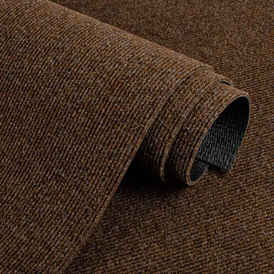 Produktbild von Küchenläufer Küchenteppich Teppichläufer Läufer JUMBY Gestreift Braun Robust Wasserabweisend Breite 52 cm Länge 120 cm