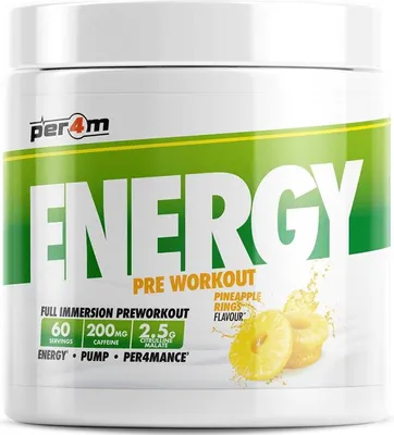 Produktbild von Energy Pre-Workout Pulver, Ananas, 390 g