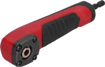 Image de Adaptateur angulaire Shockwave, multifonctionnel, rouge, adaptateur pour visseuse à chocs et perceuse-visseuse à 90 degrés