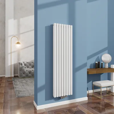 Produktbild von AICA Heizkörper Design Röhrenheizkörper Handtuchwärmer Vertikal Doppellagig 1600x472mm 1796W Weiß