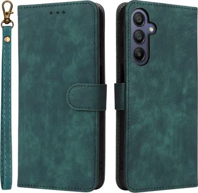 Produktbild von Samsung Galaxy A16 Hülle - Coverup Klapphülle mit Schlüsselband - Grün