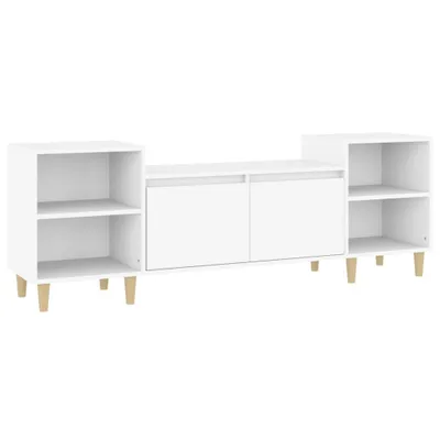 Zdjęcie produktu dla vidaXL Szafka pod TV biała 160x35x55 cm materiał drewnopochodny