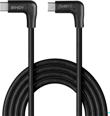 Zdjęcie produktu dla Lindy 32024, 1,5 m, USB C, USB C, USB 3.2 Gen 2 (3.1 Gen 2), 10 Gbit/s, Czarny