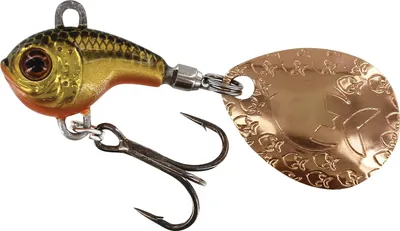 Zdjęcie produktu dla Westin DropBite Tungsten Spin Tail Jig 1,8cm 9g - Spinjig, Kolor:Gold Rush