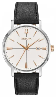 Image de Montre quartz analogique avec bracelet en cuir et étanche