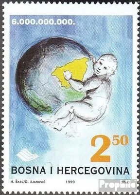 Produktbild von Briefmarken Bosnien-Herzegowina 1999 Mi 184 (kompl.Ausg.) postfrisch Sechsmilliardste Mensch