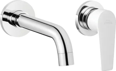Produktbild von BADLAND Unterputz Waschtischarmatur Wasserhahn DOKOS Mischbatterie für Badezimmer in Weiß