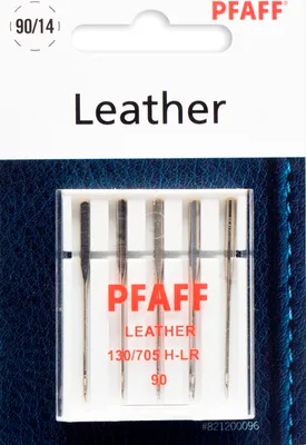 A package of Pfaff leather sewing machine needles.