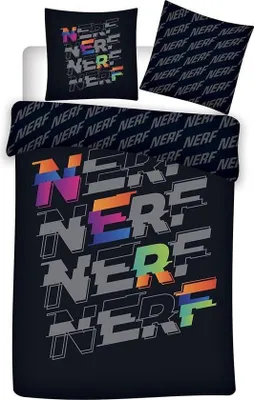 Produktbild von Nerf Bettbezug Logo 140 x 200 cm - Bio Baumwolle