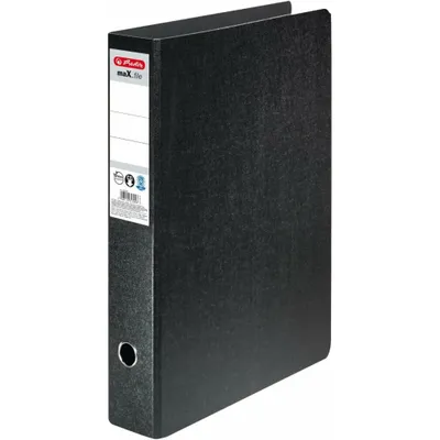 Productafbeelding van herlitz 10842383, kartonnen ordner maX.file, A3, zwart