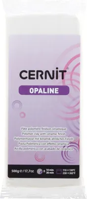 Obrázok produktu pre Cernit Polymer Clay Opaline Polymérová hmota White 500 g