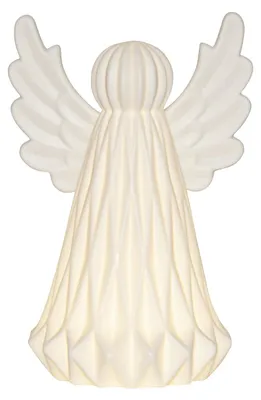 Immagine prodotto di Angelo luminoso Vinter, lampada natalizia in Vetroceramica, H 19 cm