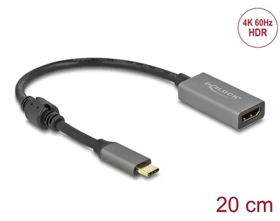 Productafbeelding van Delock High Speed - Videoadapter - USB-C (mannelijk) naar HDMI (vrouwelijk)