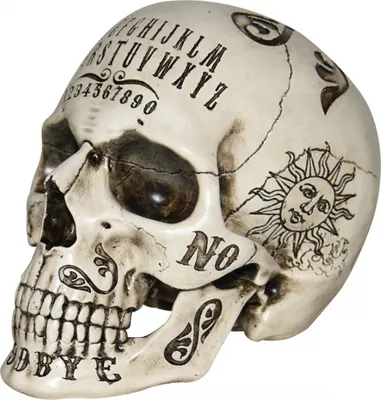 Produktbild von Mystischer Ouija Board Totenkopf 21cm