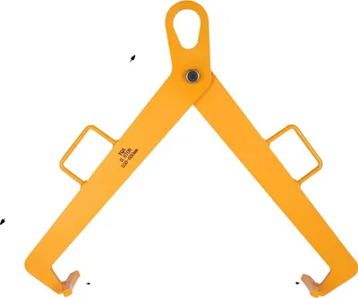 Produktbild von Vertikale Fassklemme, 600 kg Tragfähigkeit, Ergonomisches Design, Gelb, 600 Kg