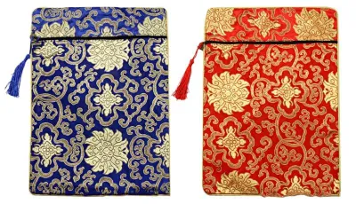 Obrázek produktu pro Solidchoice – Sada dvou úložných tašek na výšivky v retro stylu