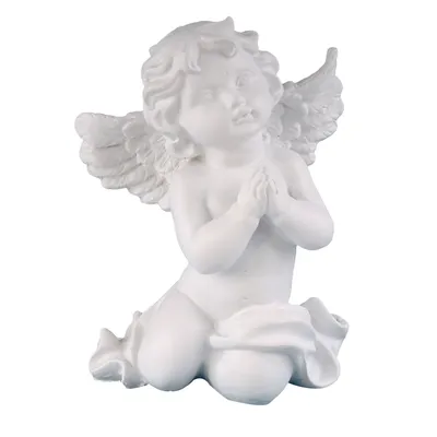 Obrázok produktu pre Lex Anjel modliaci sa, polyresin, 12 cm, biela