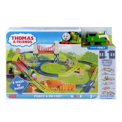 Immagine prodotto di Tom e gli Amici Set di binari motorizzati 6in1 Treno Peter HHN26