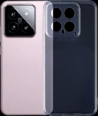 Produktbild von König Design Hülle kompatibel mit Xiaomi 14 Kunststoff Soft Handyhülle - Handy Case Transparent