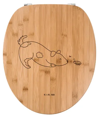 Produktbild von Mr. & Mrs. Panda WC Sitz Hund Marienkäfer - Transparent - Geschenk, Mischlingshund, Mischling, Brille, Hundebesitzer, Neugierig, Klobrille, Mischlinghund, Deckel, Hunde