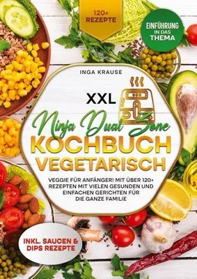 Produktbild von XXL Ninja Dual Zone Kochbuch Vegetarisch