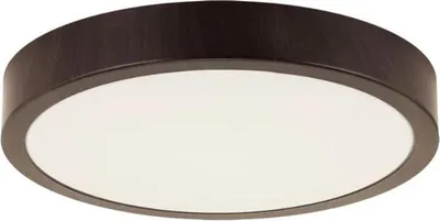 Produktbild von LED-Deckenlampe 24W Holz Wenge 38cm - Neutralweiß 4000K - 5500K