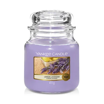 Produktbild von 'YANKEE CANDLE Lemon Lavender', Medium Jar (411g)