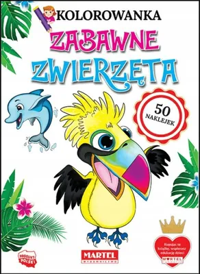 Zdjęcie produktu dla Zabawne zwierzęta. Kolorowanka z naklejkami