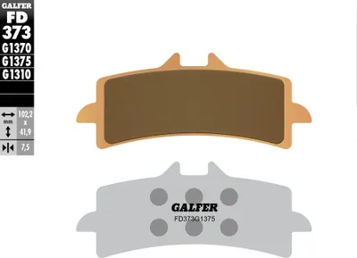Zdjęcie produktu dla GALFER Bremsbelag "FD373"