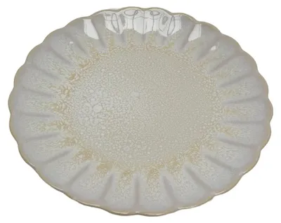 Produktbild von Kitchen Trend Frühstücksteller Blüte Pedra Weiß 20 cm
