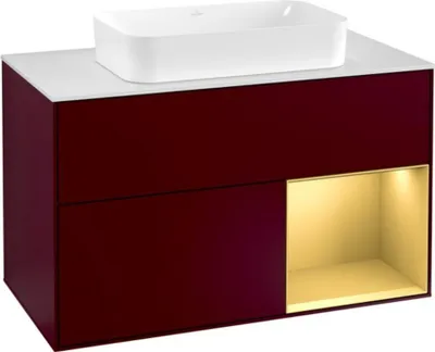 Produktbild von Villeroy & Boch V&B Waschtischunterschrank FINION 1000x603x501 Abdpl wh Reg go ma/Peony