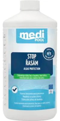 Obrázek produktu pro Přípravek proti řasám mediPOOL 1000 ml pro bazény, s odměrkou