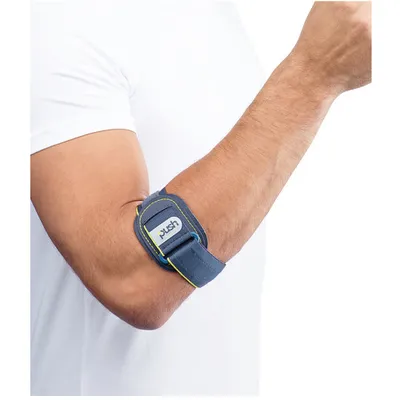 Produktbild von Ofa Push Sports Ellenbogenbandage Epi Farbe: grau