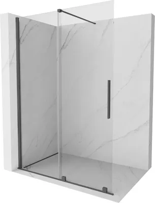 Zdjęcie produktu dla Mexen Velar Walk-in 130x200cm, Szkło Transparent, Gun Gray 8mm
