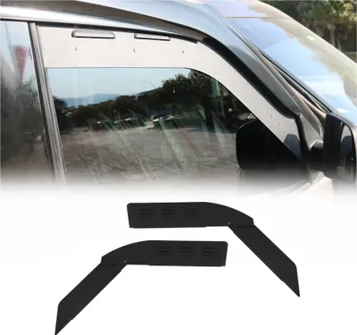 Produktbild von Lüftungsgitter Be & Entlüftung für VW Transporter T4 1990-2003 Alu Schwarz 2tlg