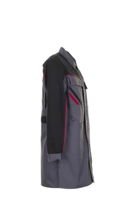 Produktbild von Planam Berufsmantel Highline Gr. 50 schiefer/schwarz/rot