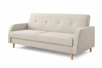 Produktbild von Sofa ABI in Hellgrau, modernes 3-Sitzer Schlafsofa mit Schlaffunktion, 216 × 87 × 87 cm, KI-generiertes Bild
