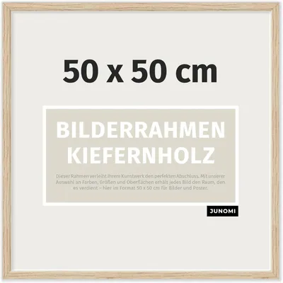 Productafbeelding van Fotolijst 50x50 cm, hout eiken, acrylglas, voor thuis
