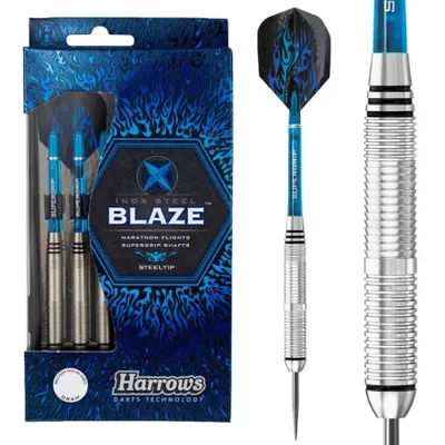 Productafbeelding van Harrows Steeldarts Blaze Inox 23g - Set precisiedarts